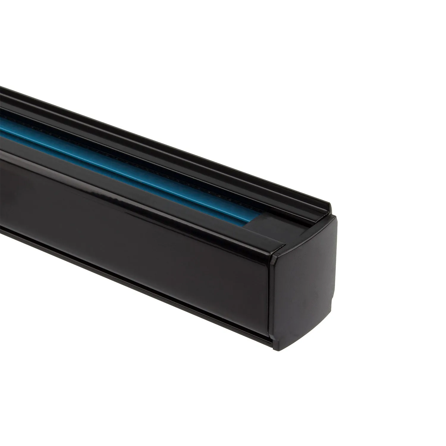 Dreiphasenstromschiene für LED Strahler 1 Meter schwarz