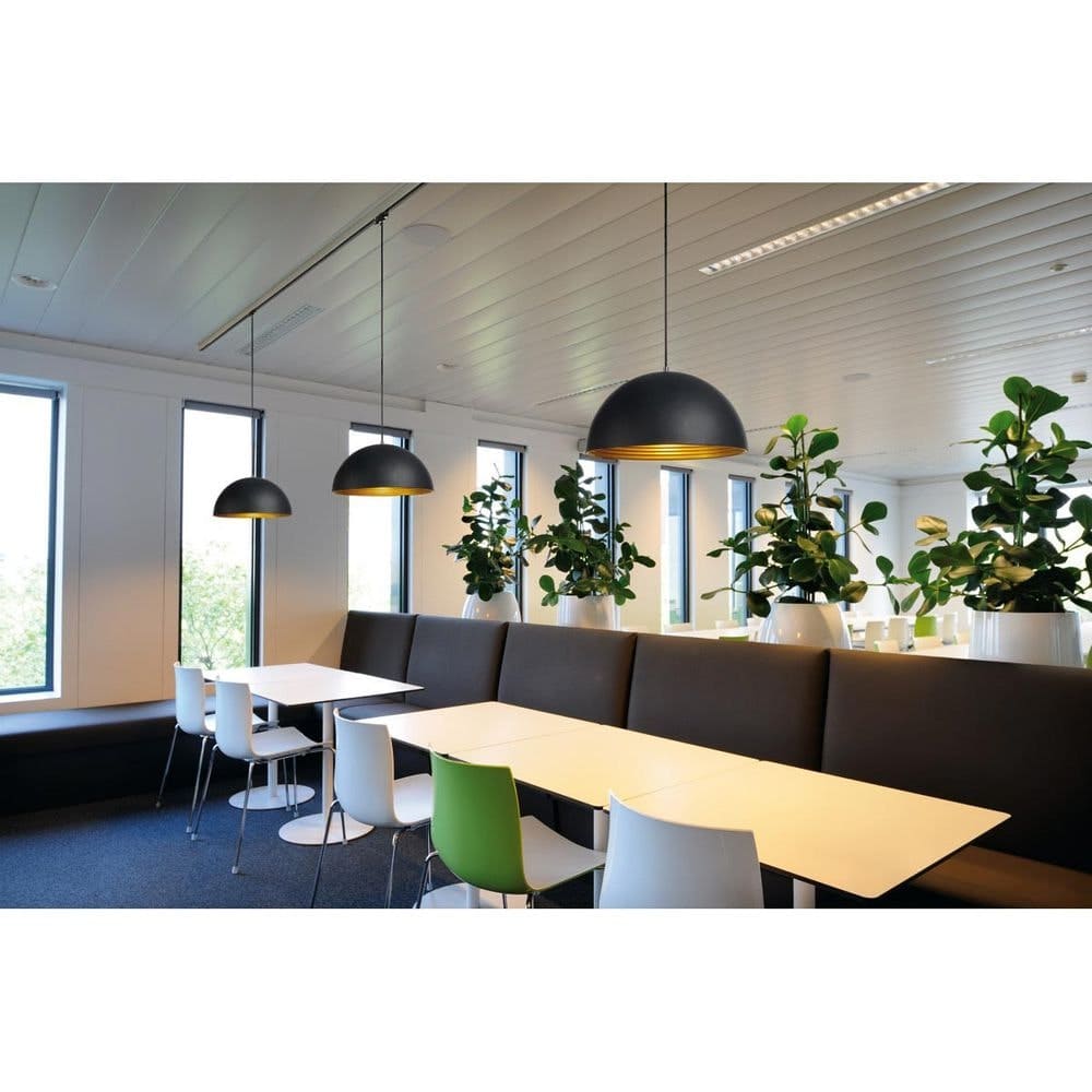 SLV Forchini M Pendelleuchte Ø 40cm Schwar Gold