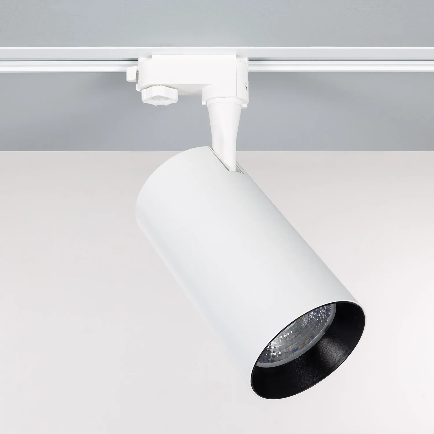 3-Phasenstromschiene Einbau für LED-Strahler 1 Meter Weiss