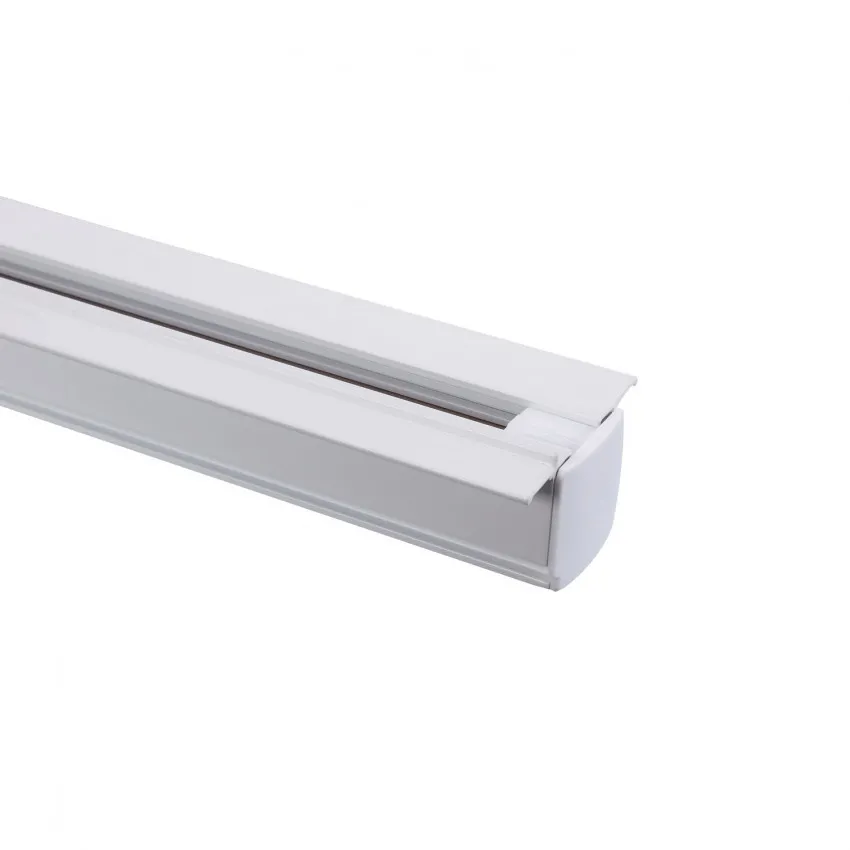 3-Phasenstromschiene Einbau für LED-Strahler 1 Meter Weiss