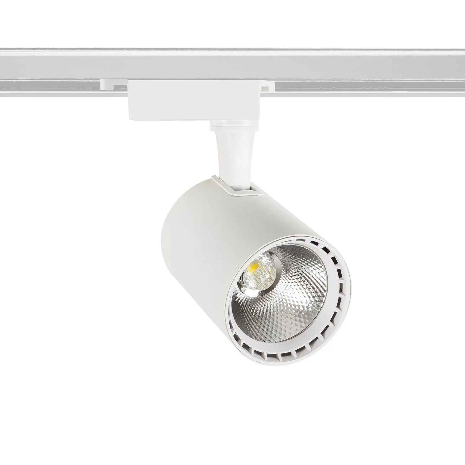 LED-Strahler FLAMO Weiss 20W für 1-Phasenstromschienen