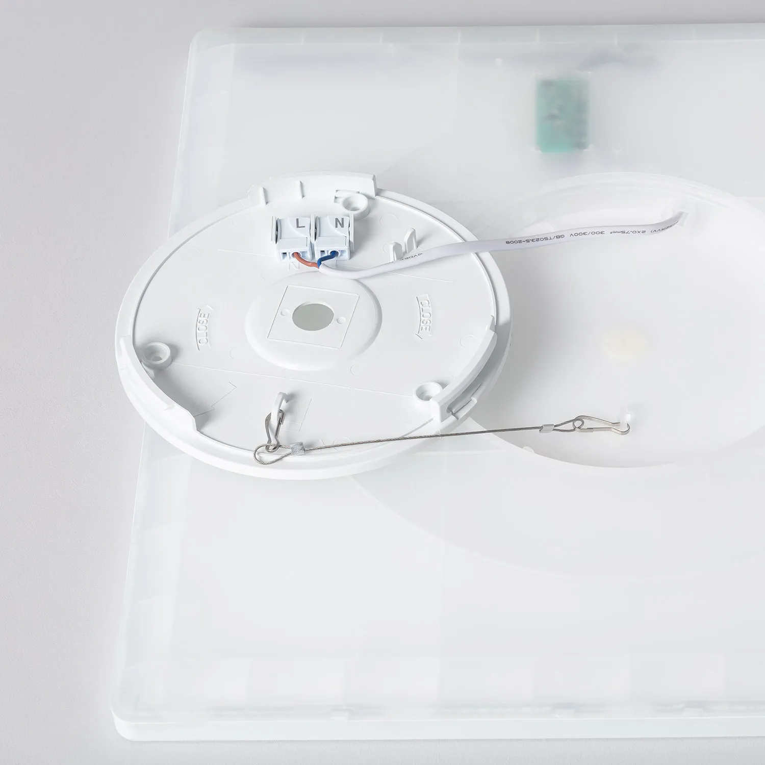 LED-Deckenleuchte 24W Eckig Dimmbar 420x420 mm Doppelseitig SwitchDimm7