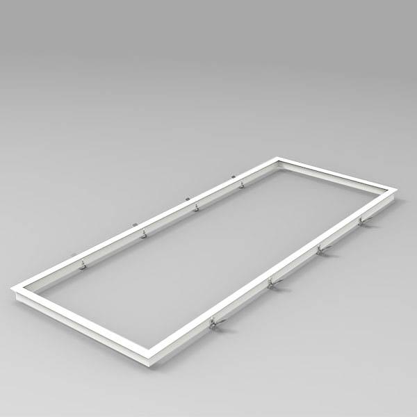 LEDPanelEinbaurahmen120x60cmweiDeckeneinbauMontagerahmenfrRigipskartondecke-9161_800x800
