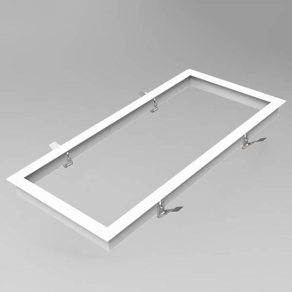 LEDPanelEinbaurahmen30x60cmweiDeckeneinbauMontagerahmenfrRigipskartondecke-10814_800x800