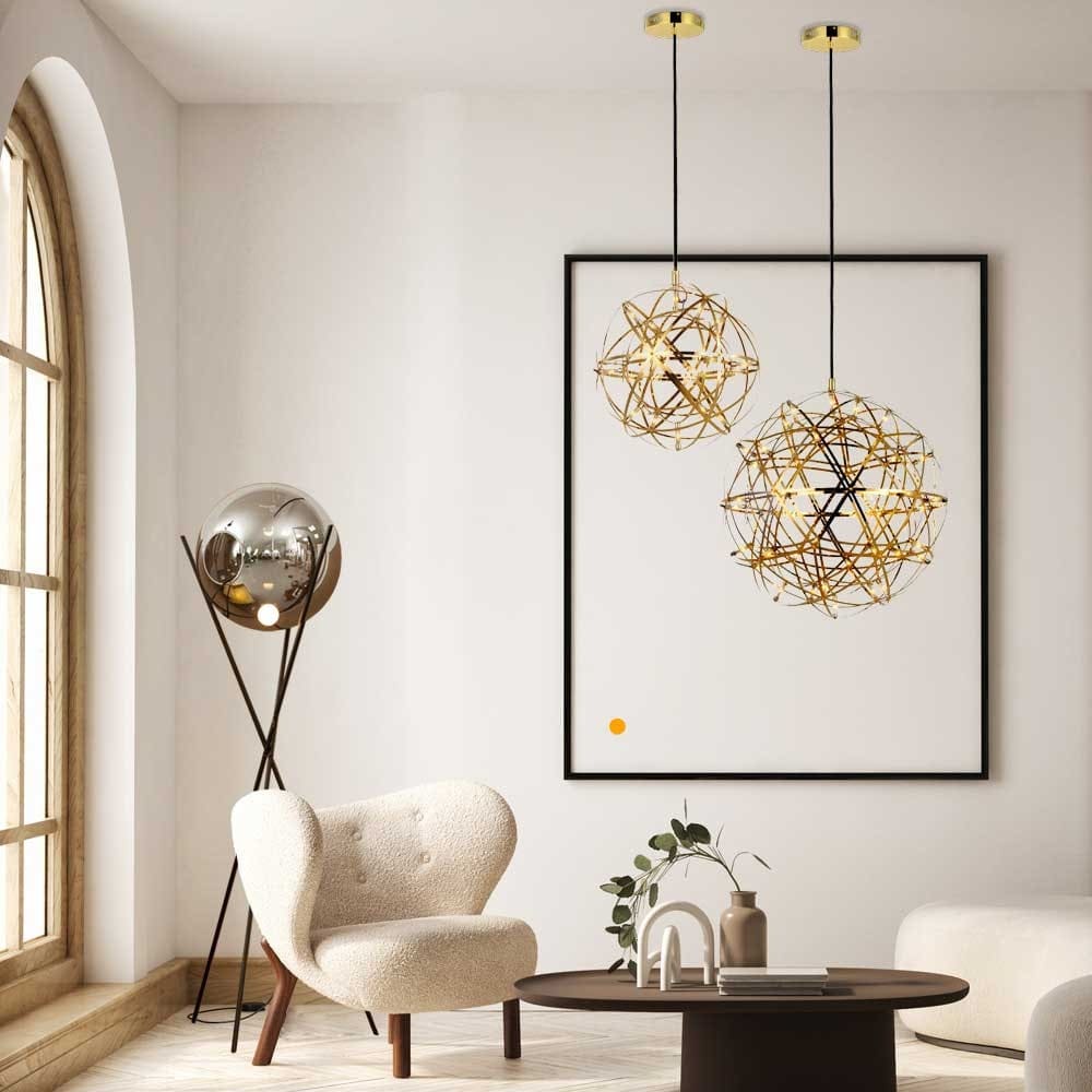 s.luce Atom 30 Dimmbare LED-Hängeleuchte Metallkugel