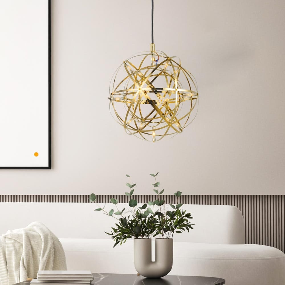 s.luce Atom 30 Dimmbare LED-Hängeleuchte Metallkugel