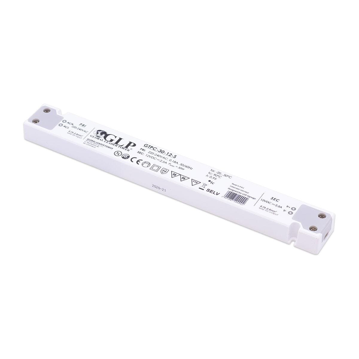 GLPGTPC-30-12-SLEDNetzteilextremflachfrMbeleinbau30W12V25AIP20SchaltnetzteilCV-17364_1920x1920