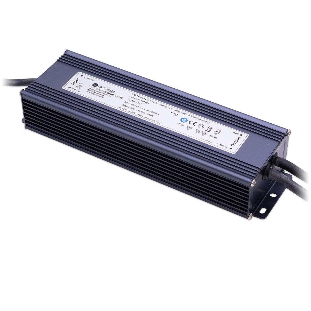 LEDNetzteil200W12V166AIP66dimmbarTRIAC12