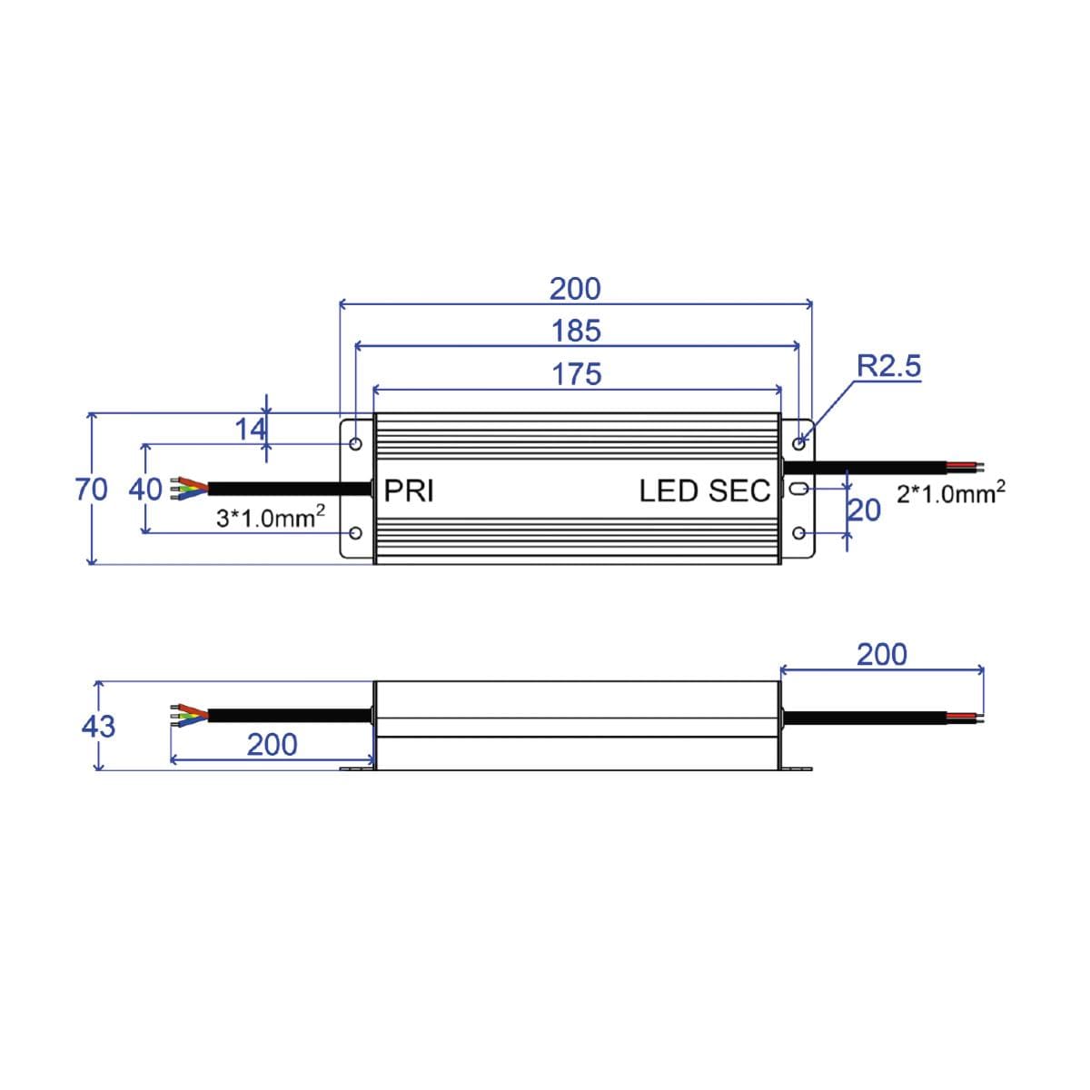 LEDNetzteil80W12V665AIP66dimmbarTRIACLongLifeLEDKV-12080-TDSchaltnetzteilCV-20033_1920x1920