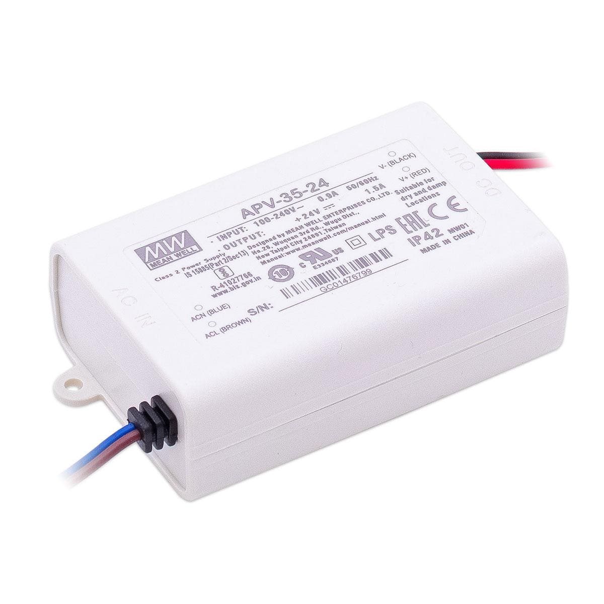 MeanWellAPV-35-24LEDNetzteil36W24V1