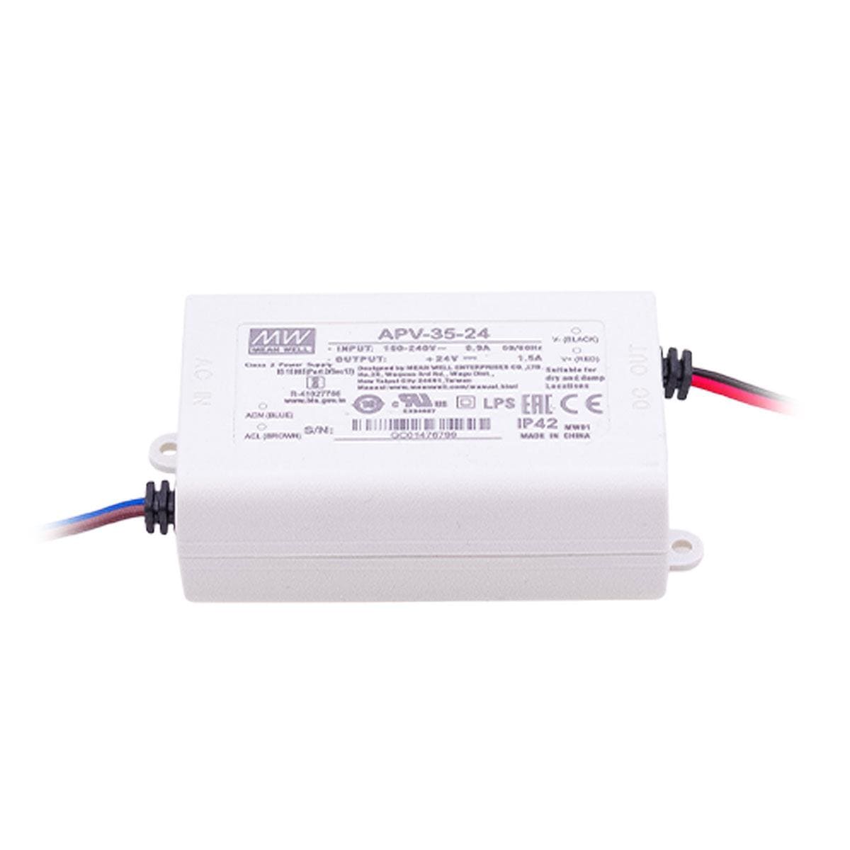 MeanWellAPV-35-24LEDNetzteil36W24V12