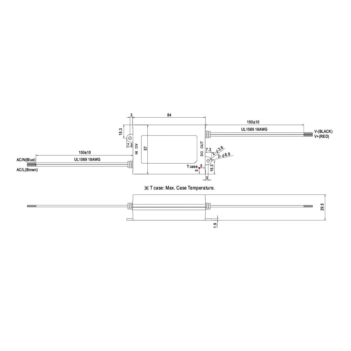 MeanWellAPV-35-24LEDNetzteil36W24V1234
