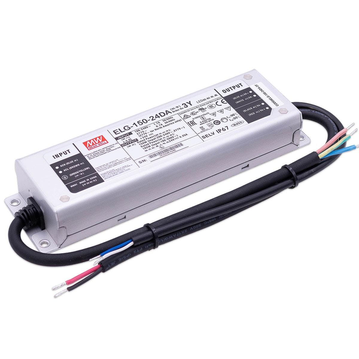 MeanWellELG-150-24DA-3YLEDNetzteildimmbarDALI150W1