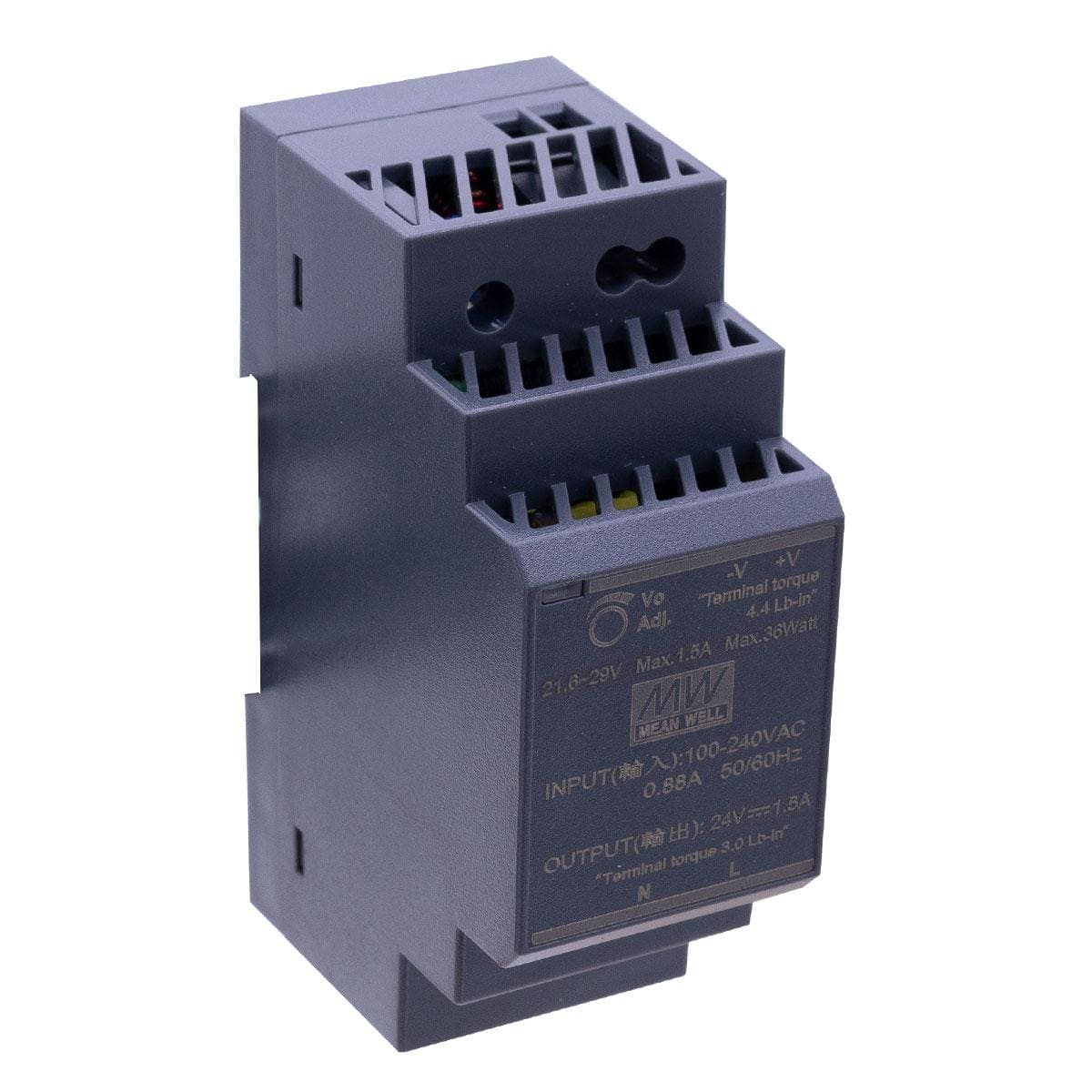 MeanWellHDR-30-24LEDHutschienenNetzteil