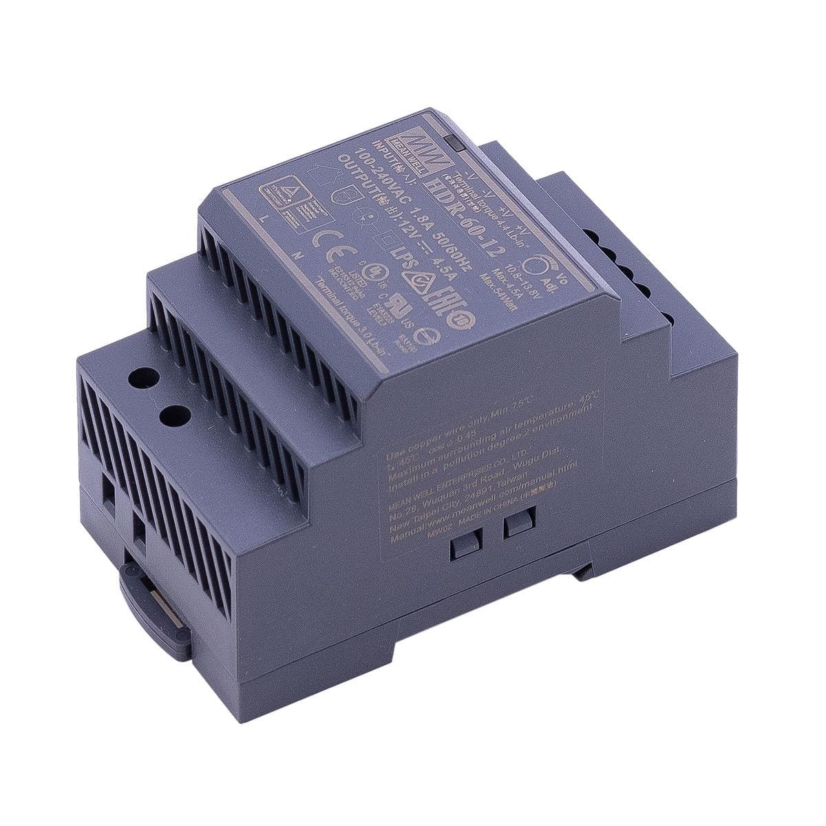 MeanWellHDR-60-12LEDHutschienenNetzteil54W12V45ADINRailCV-18255_1920x1920