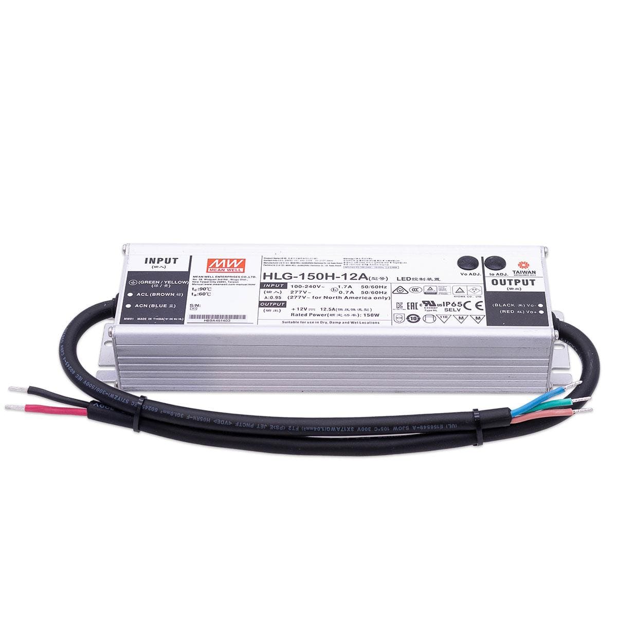 MeanWellHLG-150H-12ALEDNetzteil150W12V125AIP65SchaltnetzteilCV-17113_1920x1920