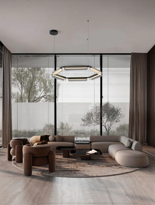 Apnea-LED-Pendelleuchte-Hexagon--Schwarz--Gold-181520