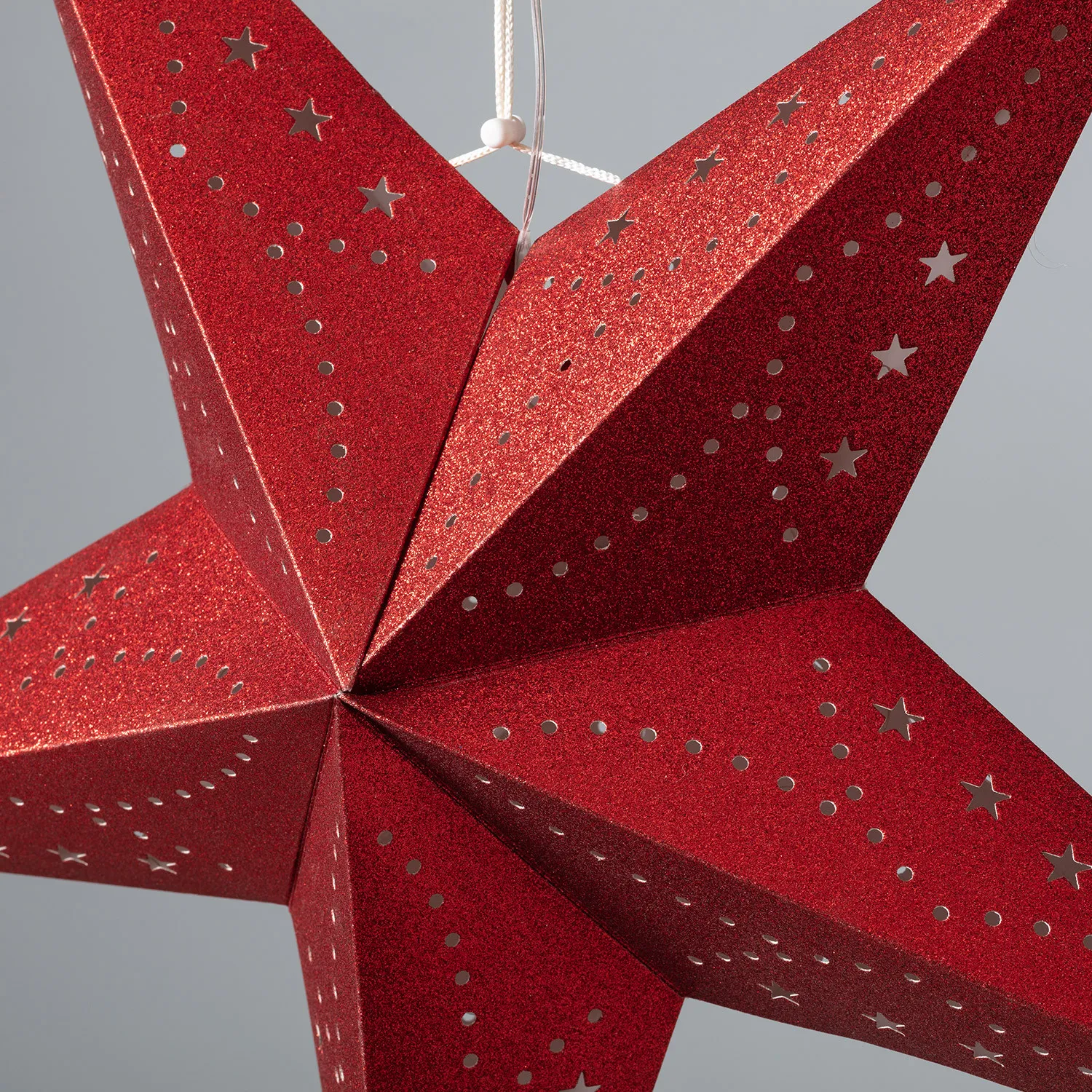 etoile-led-carton-parilti-a-piles rouge6