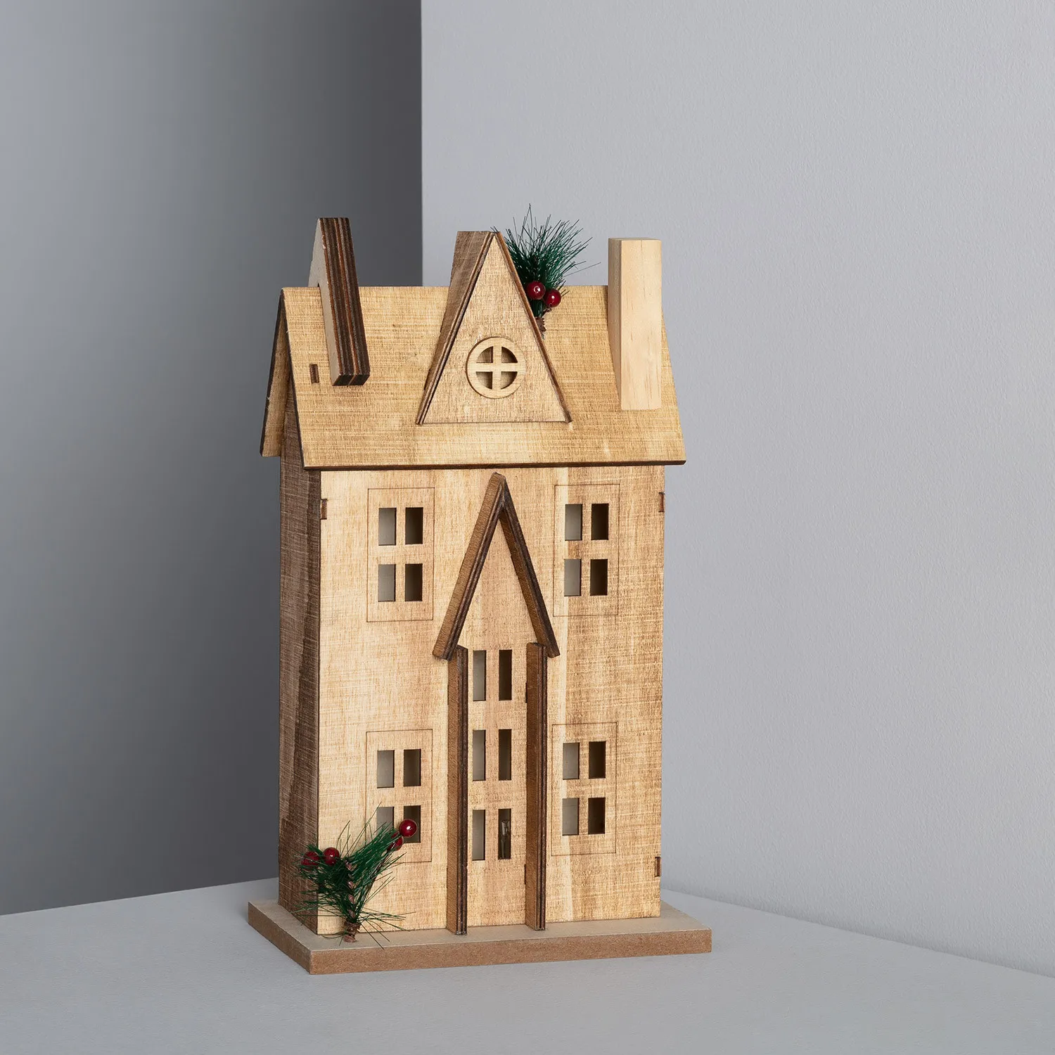 maisonnette-de-noel-led-bois-rumah-a-piles