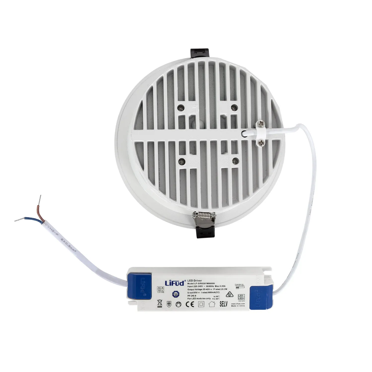 spot-downlight-led -orientable-rond-blanc-25w