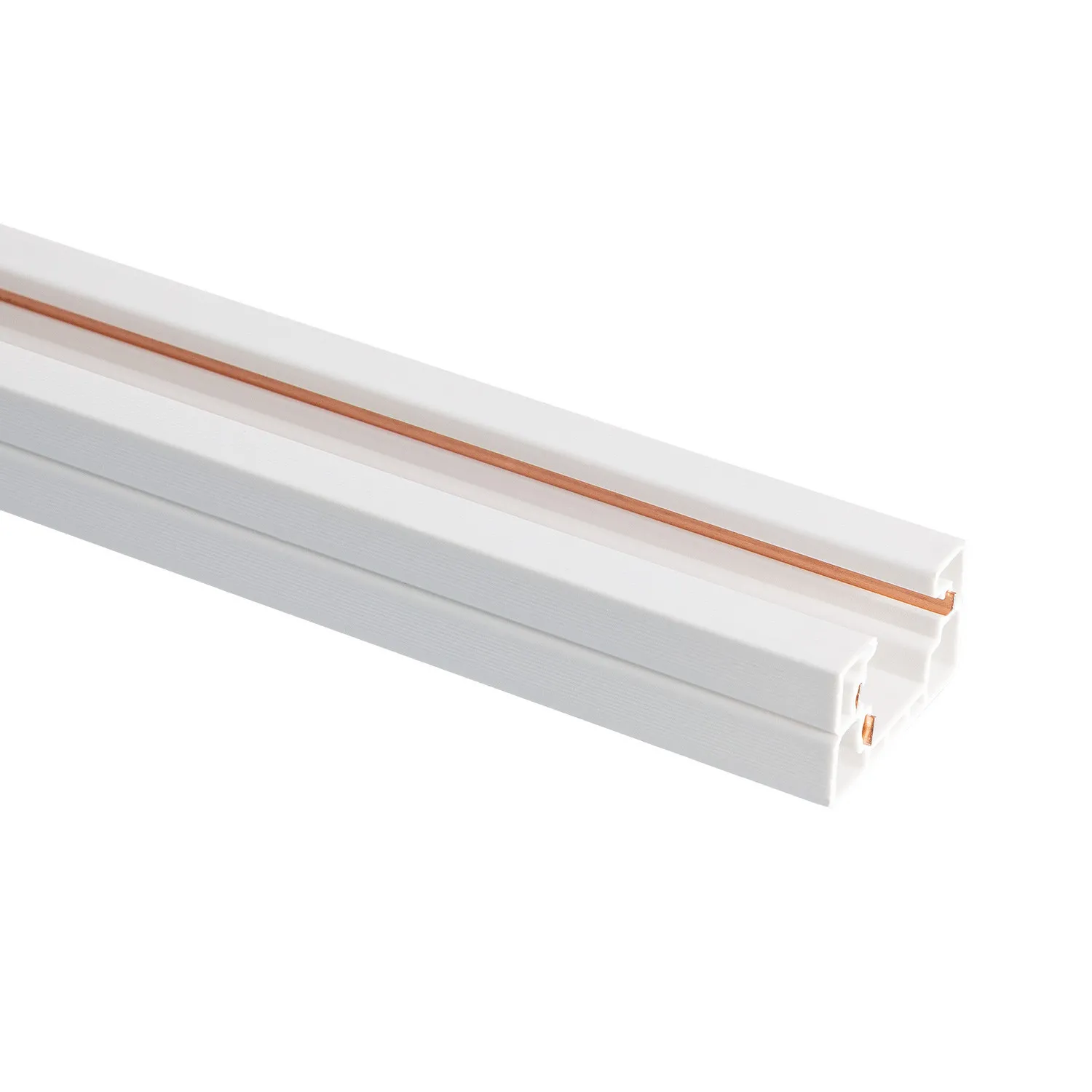2-Phasenstromschiene PC 2 Meter Weiss