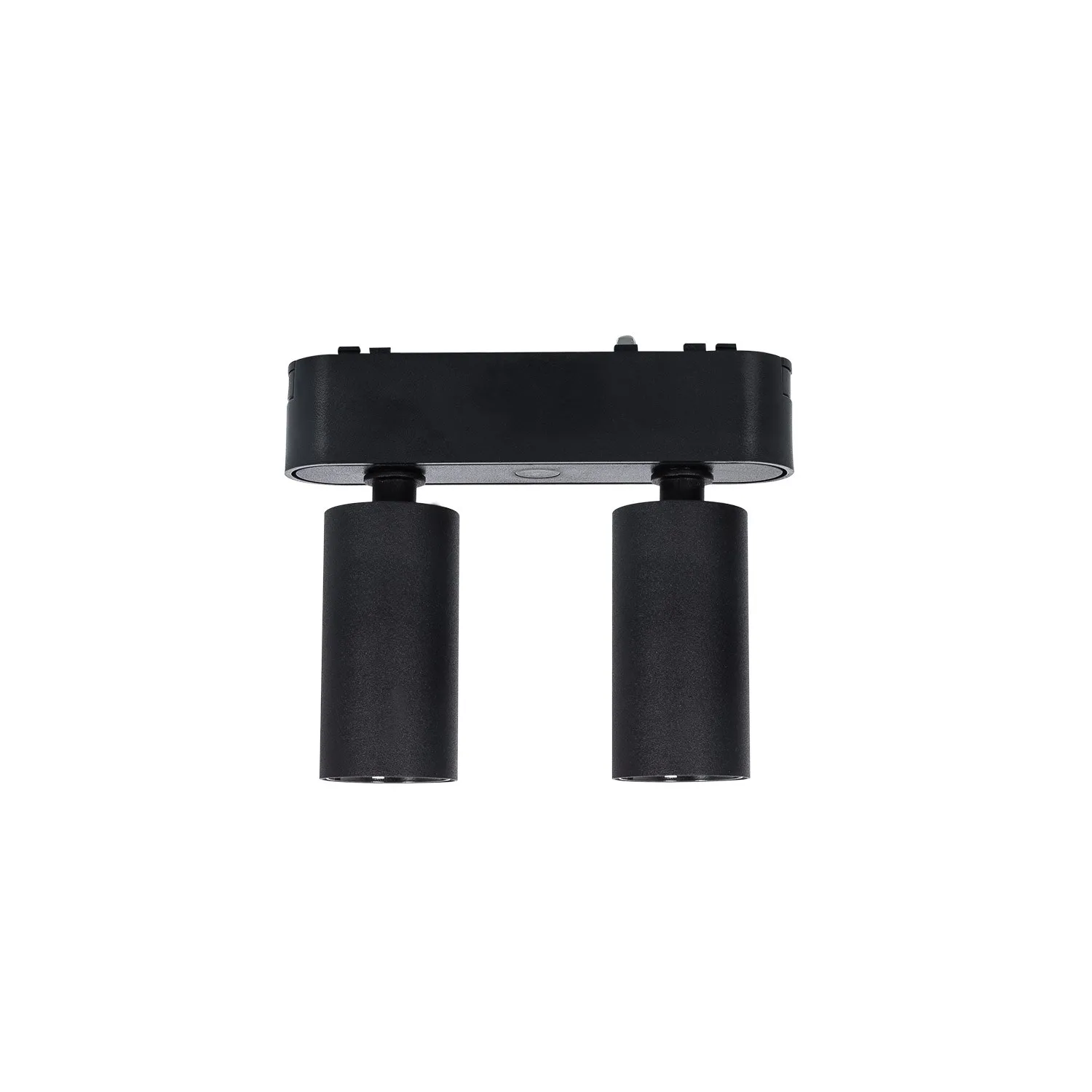 LED-Strahler Doppelt für 1-Phasenmagnetschiene 25mm Super Slim 10W 48V CRI90 Schwarz