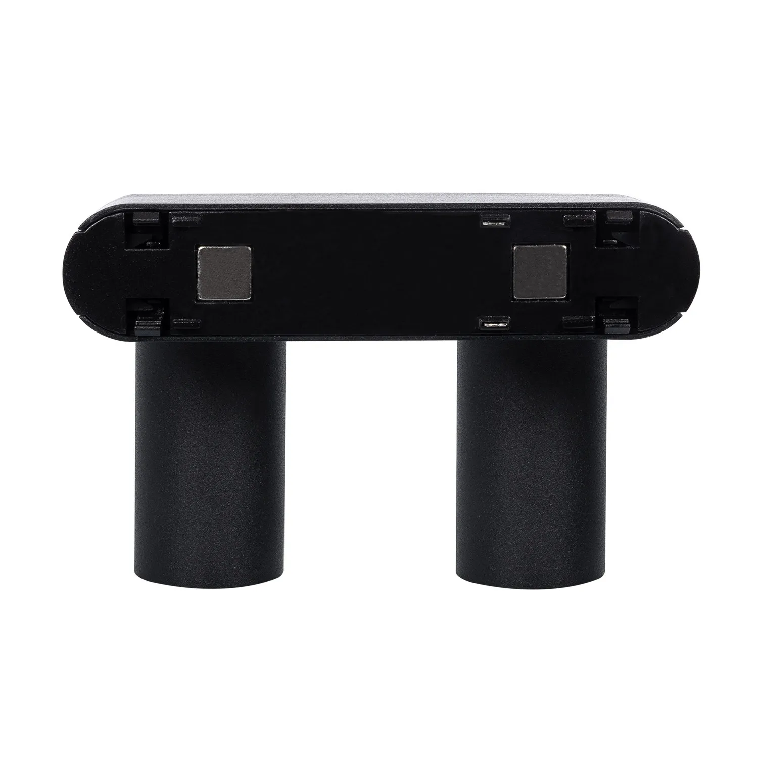 LED-Strahler Doppelt für 1-Phasenmagnetschiene 25mm Super Slim 10W 48V CRI90 Schwarz