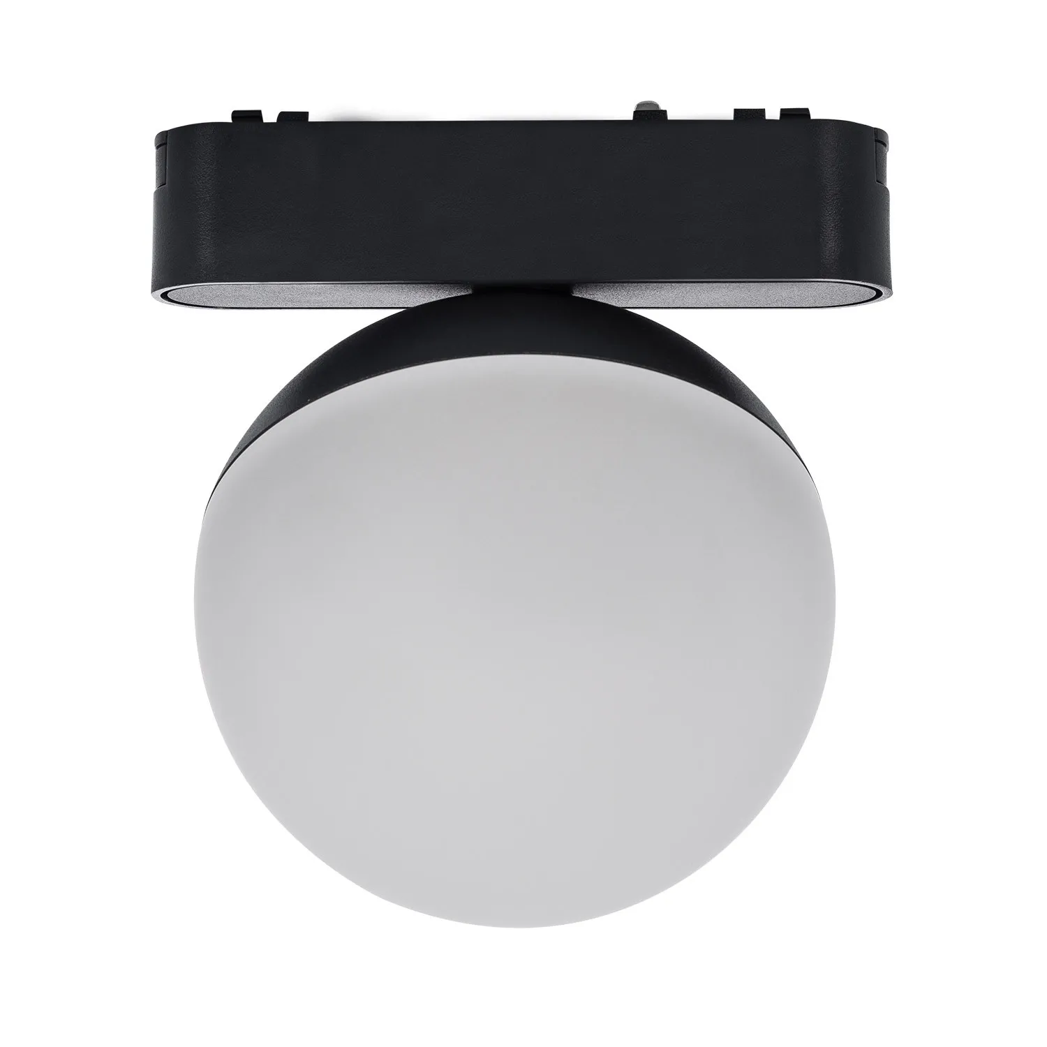 LED-Strahler für 1-Phasenmagnetschiene 25mm Super Slim 10W 48V CRI90 Schwarz Ø100 mm
