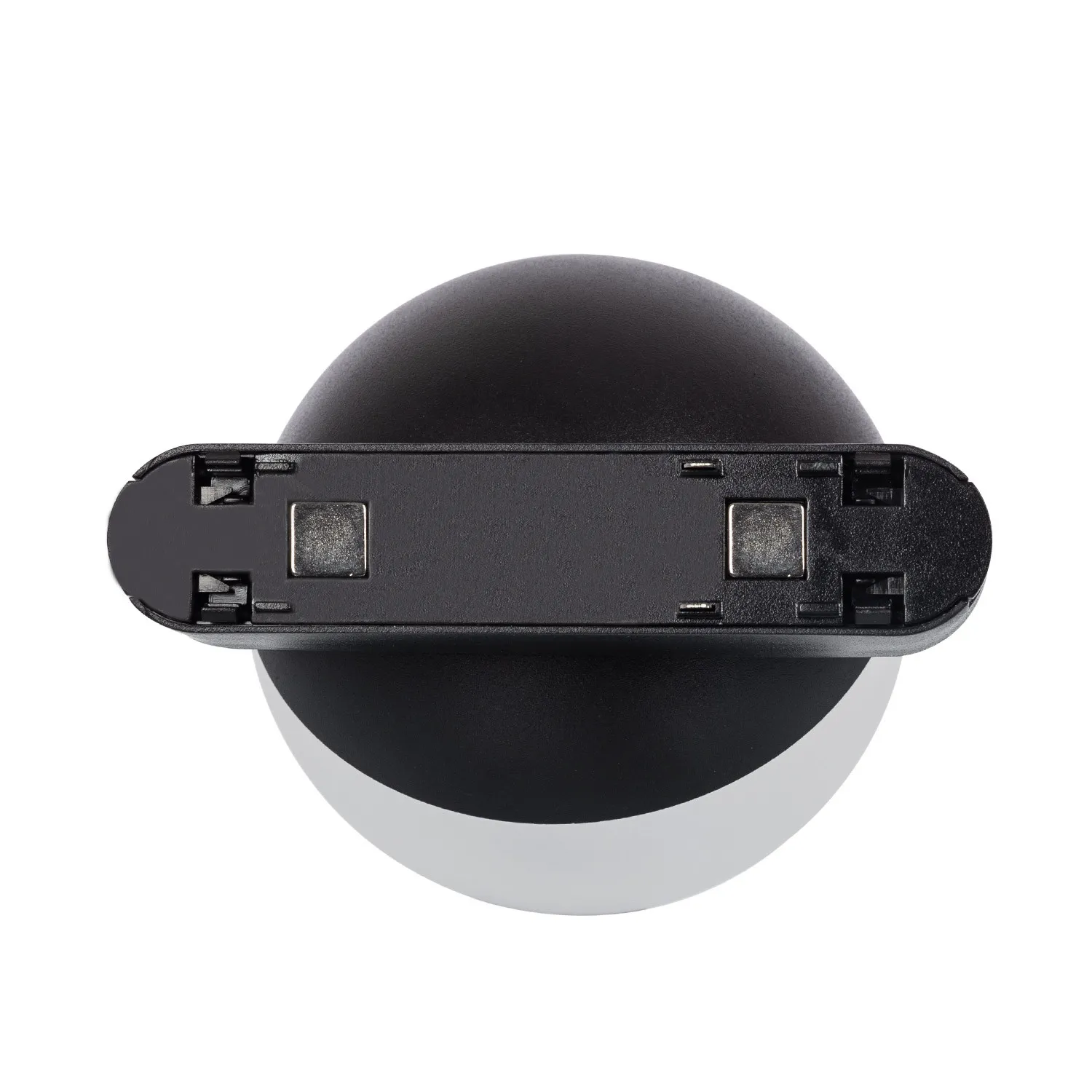 LED-Strahler für 1- Phasenmagnetschiene 25mm Super Slim 10W 48V CRI90 Schwarz Ø100 mm