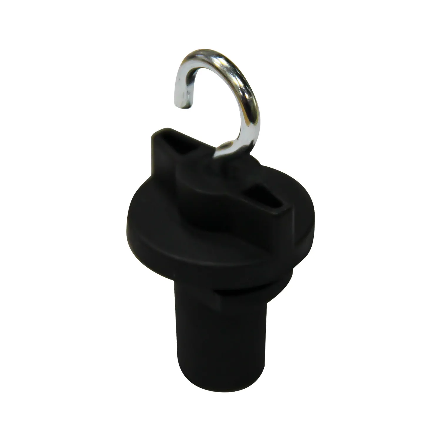 crochet-pour-rail -triphase schwarz