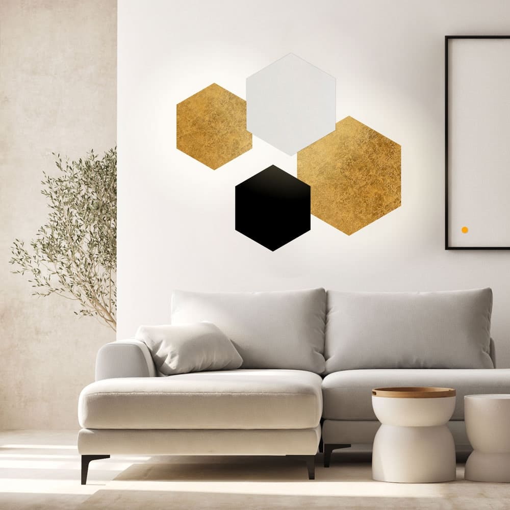 s.LUCE applique murale LED indirecte Hexa