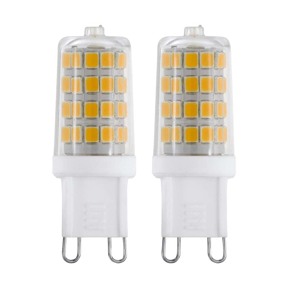 G9 LED 2er-Set Warmweiß 3000K 360lm 3W