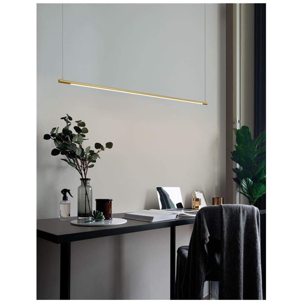Nova Luce Elettra LED Hängelampe Metall gold 1
