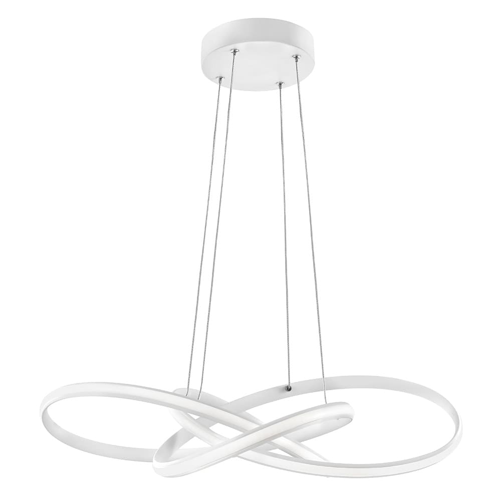 Nova Luce Treccia LED Hängeleuchte Weiss