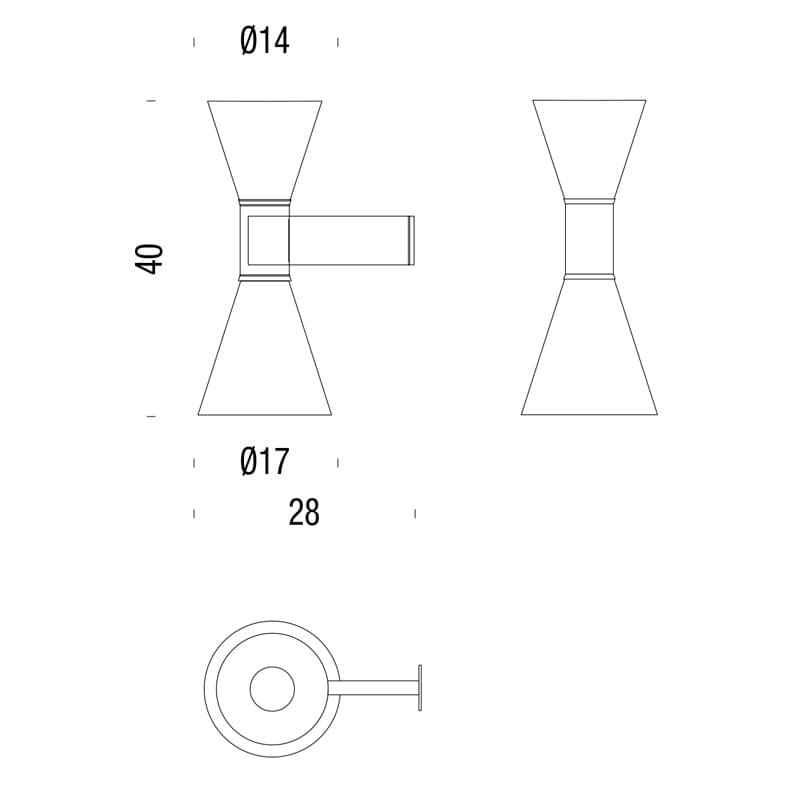 Nemo Applique De Marseille Wandlampe Up&Down