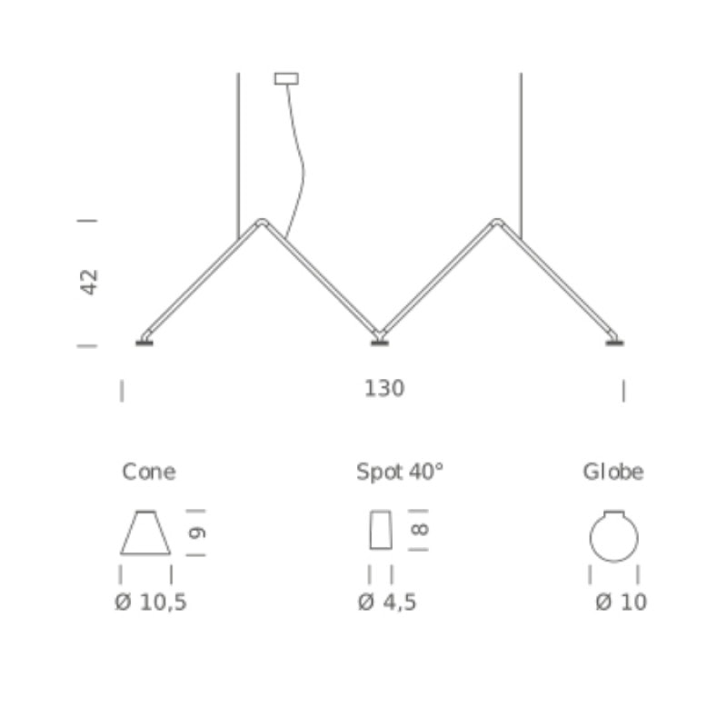 Nemo Dabliu Globe LED Hängeleuchtecc