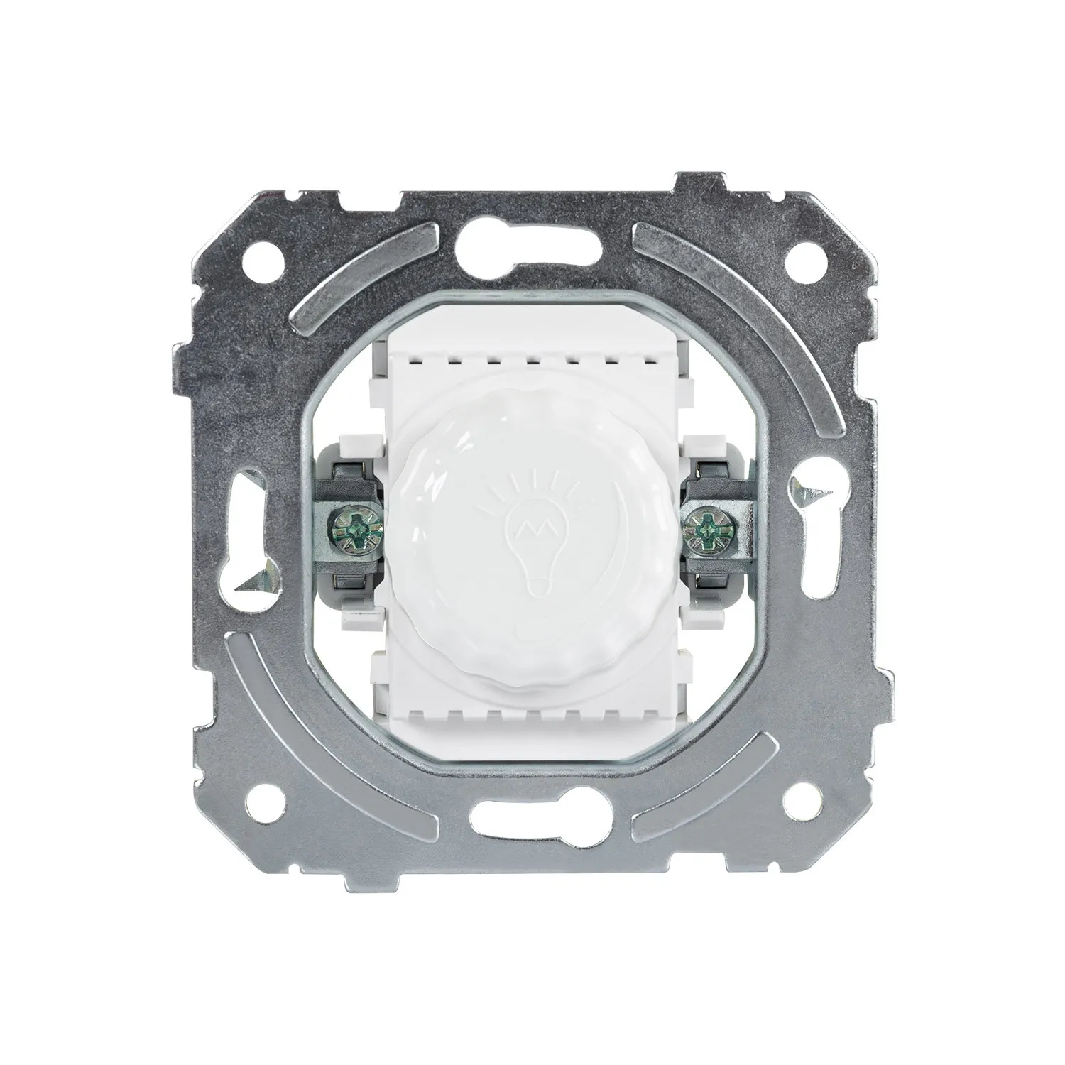 Dimmer Triac Klassisch rund und weiß