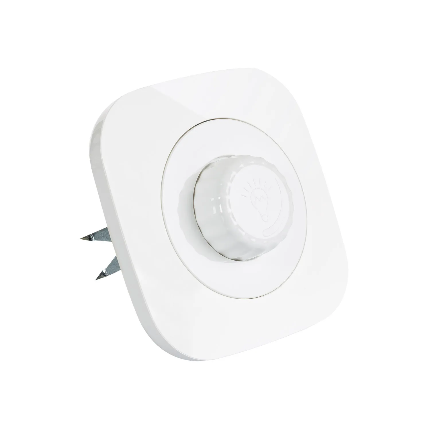 Dimmer Triac Klassisch rund und weiß