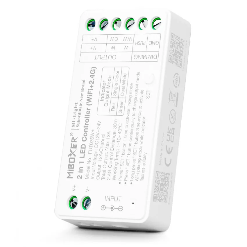 Controller Dimmer Wifi LED Einfarbig CCT 12 V 24V DC
