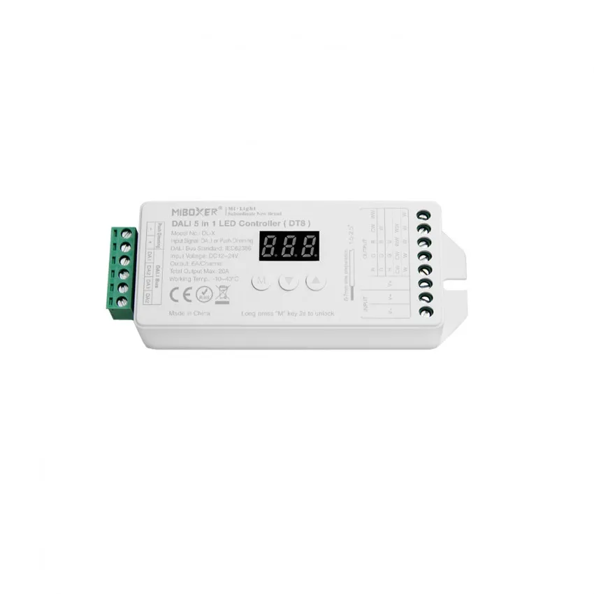 LED Dimmer Controller DL-X DALI 5 in 1 DT8 für LED-Streifen