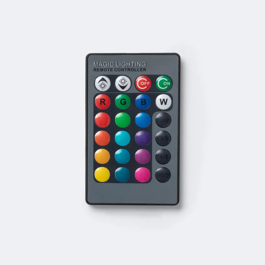 Projecteur LED RGBW 20W avec Contrôleur IR IP65 Blanc3. jpg