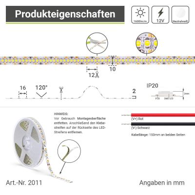 StripNeutralwei12VLEDStreifen5M192Wm240LEDmIP204000K-28283_400x400