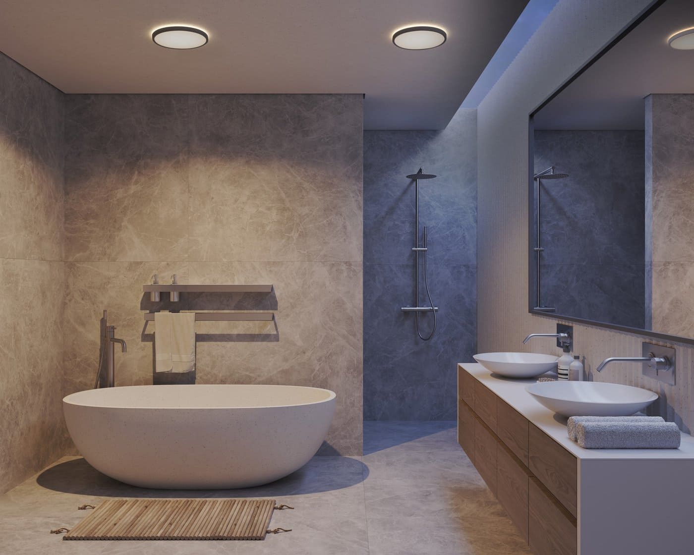 Oja 29 _ IP54 3000_4000K _ 3-Step _ Ceiling light _