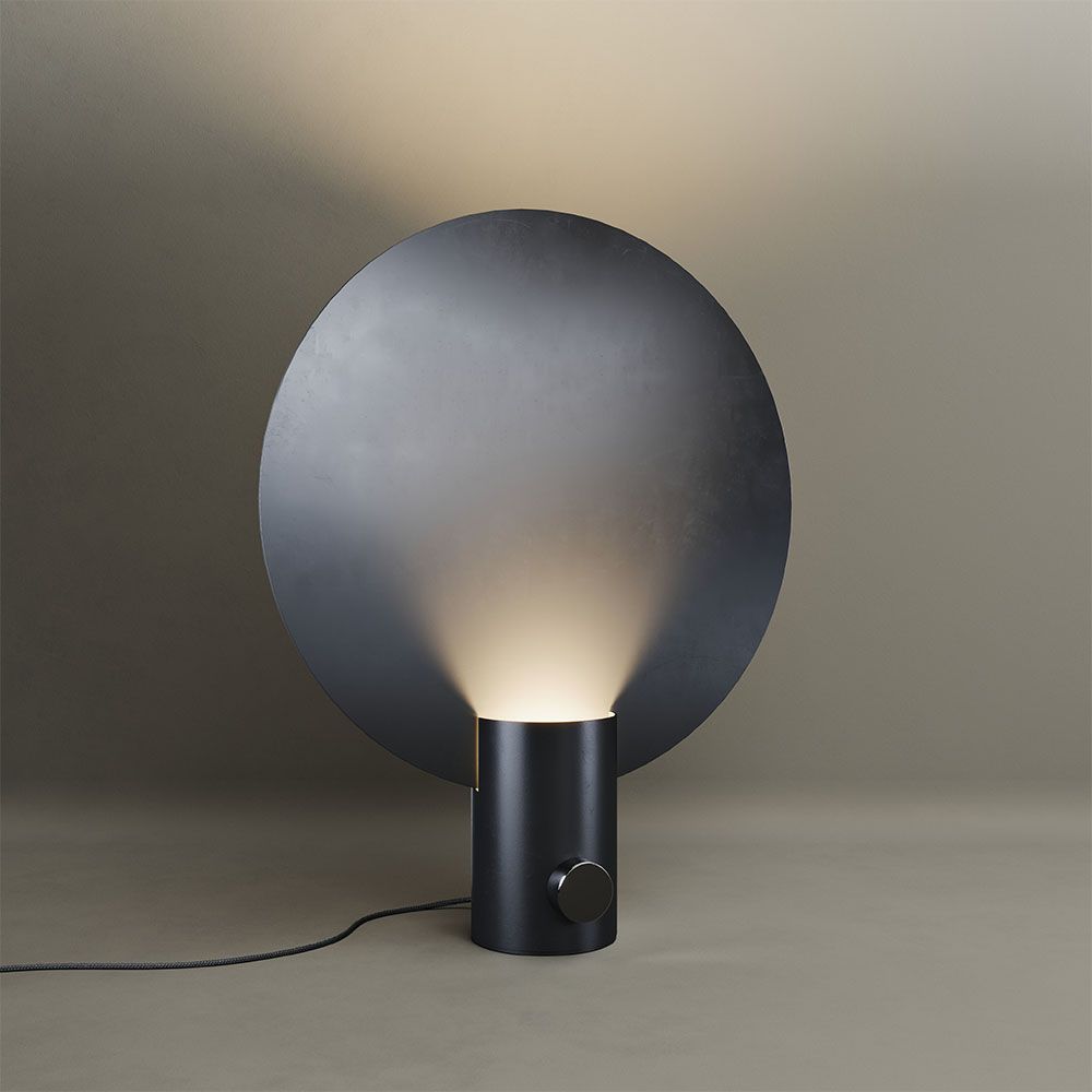 s-luce-Cloud-Tischleuchte-mit-Drehschalter-Schwarz 40 cm