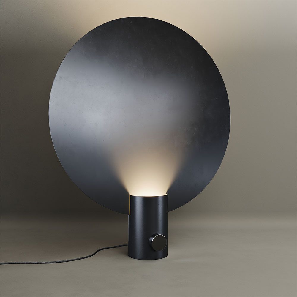 s-luce-Cloud-Tischleuchte-mit-Drehschalter-Schwarz 50 cm