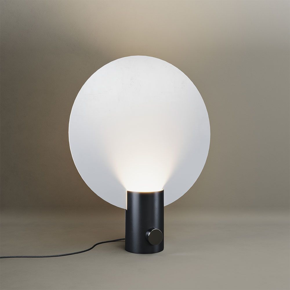 s-luce-Cloud-Tischleuchte-mit-Drehschalter-Weiss 40 cm