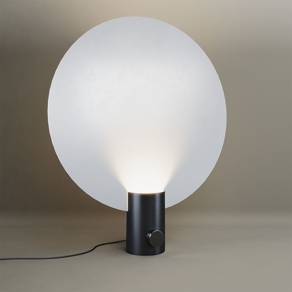 s-luce-Cloud-Tischleuchte-mit-Drehschalter-Weiss 50 cm