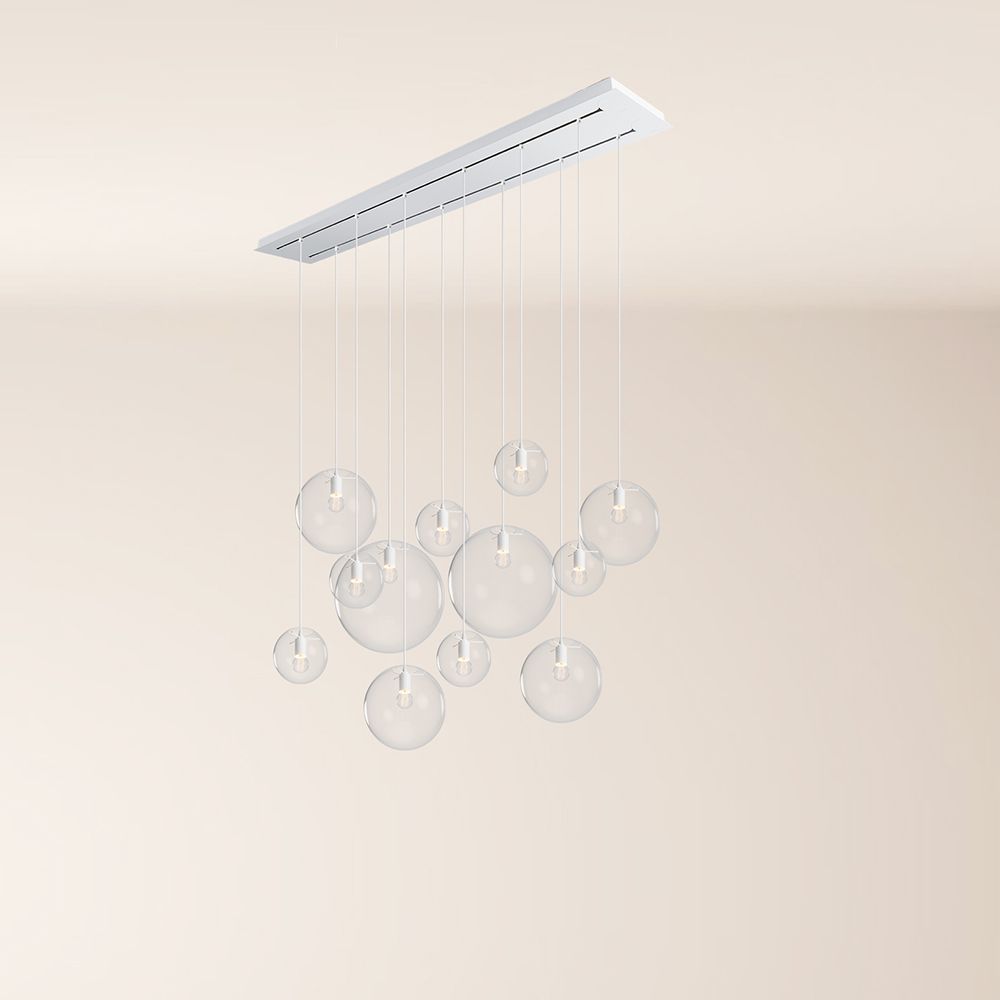 s-luce-Orb-Esszimmerlampe- KLAR WEISS