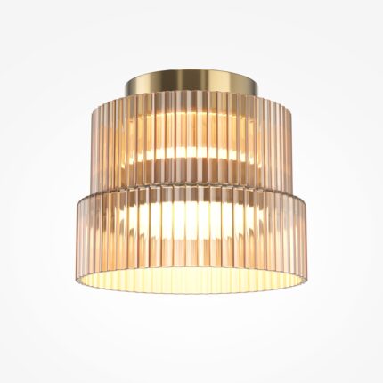 LED Deckenleuchte Scala Bronze Design aus Glas von Maytoni