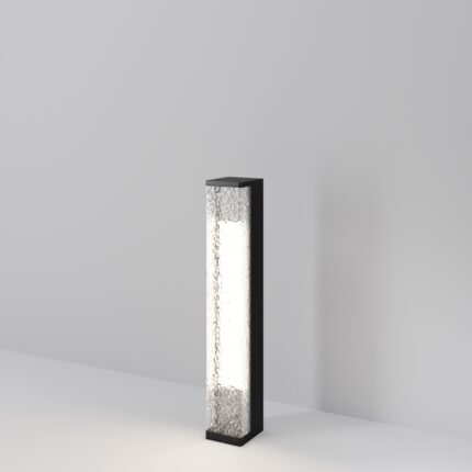 Moderne LED-Wegeleuchte Floeva Schwarz 3000K für Garten und Terrasse